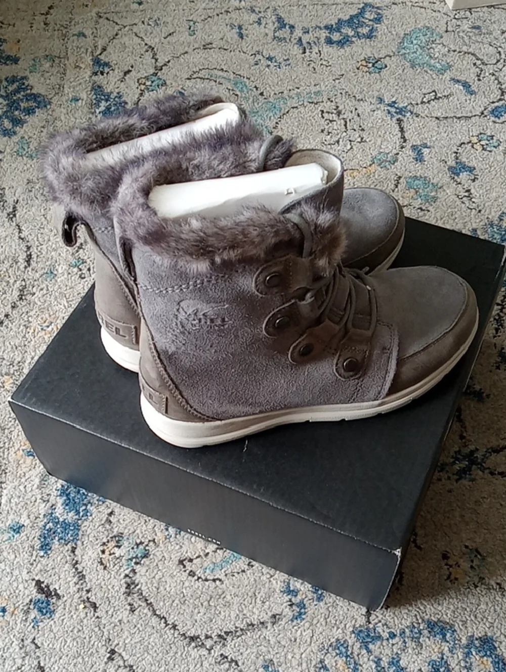 Sorel Women's Faux-Fur Suede Winter Boots-NEW